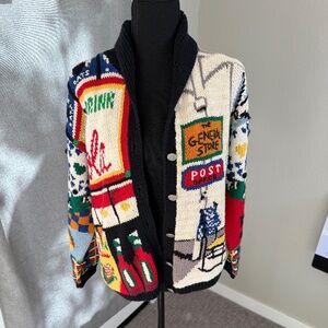 Vintage eagle eye sweater